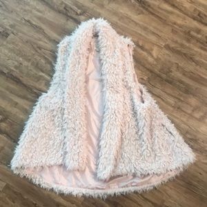 Champagne Fur Vest